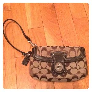 COACH wristlet